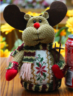 Weihnachtliche Stofffiguren – Einzel- / 3er Set